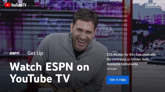ESPN Plus On YouTube TV