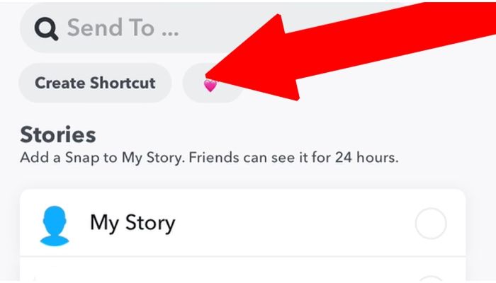 Shortcuts on Snapchat