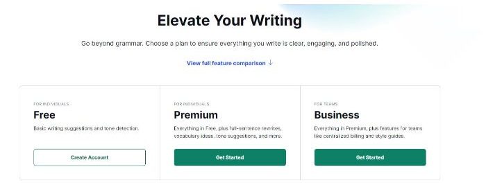 grammarly packages